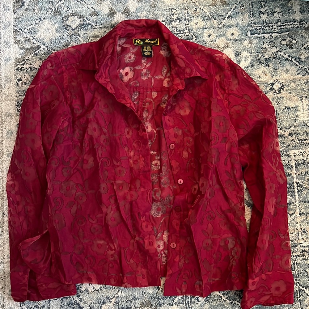 Lace Buttondown
